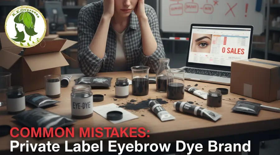 Common Mistakes to Avoid When Starting a Private Label Eyebrow Dye Brand